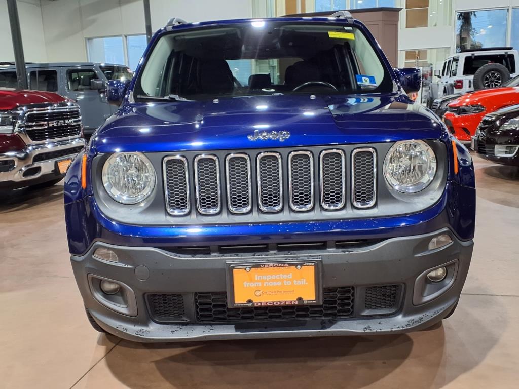 Certified 2017 Jeep Renegade Latitude with VIN ZACCJBBB2HPG45226 for sale in Verona, NJ