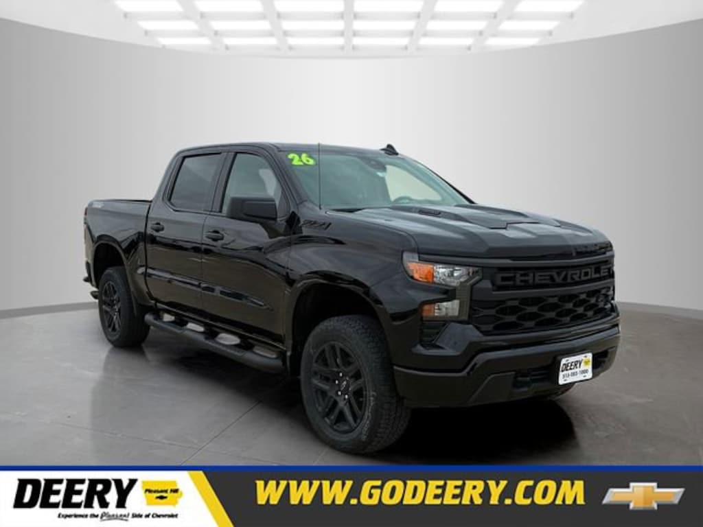 New 2026 Chevrolet Silverado 1500 Custom Trail Boss Truck