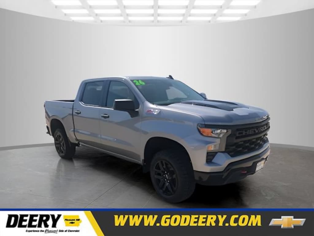 New 2026 Chevrolet Silverado 1500 Custom Trail Boss Truck