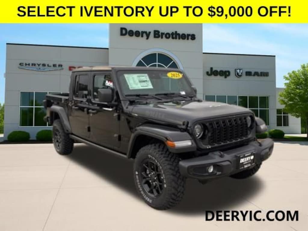 New 2025 Jeep Gladiator Willys Pickup