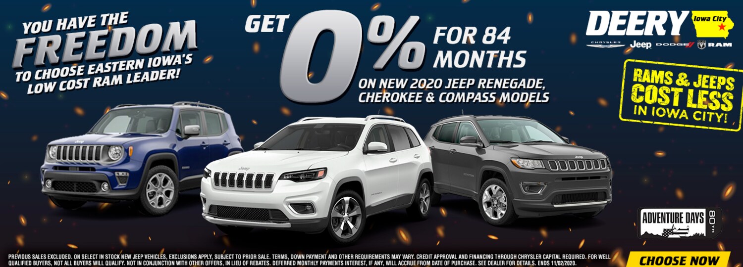 Iowa City Chrysler Dodge Jeep RAM Dealership Deery Brothers of Iowa