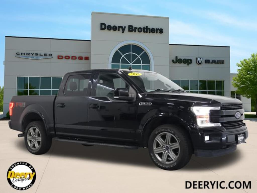 Used 2018 Ford F-150 Lariat 4x4 Truck SuperCrew Cab
