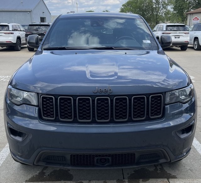 Certified 2021 Jeep Grand Cherokee 80th Edition with VIN 1C4RJFBG7MC561821 for sale in Iowa City, IA