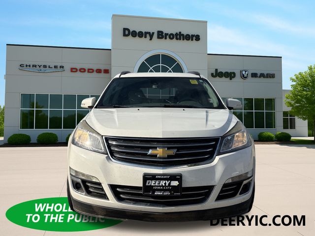 Used 2015 Chevrolet Traverse LTZ with VIN 1GNKVJKD6FJ300829 for sale in Iowa City, IA