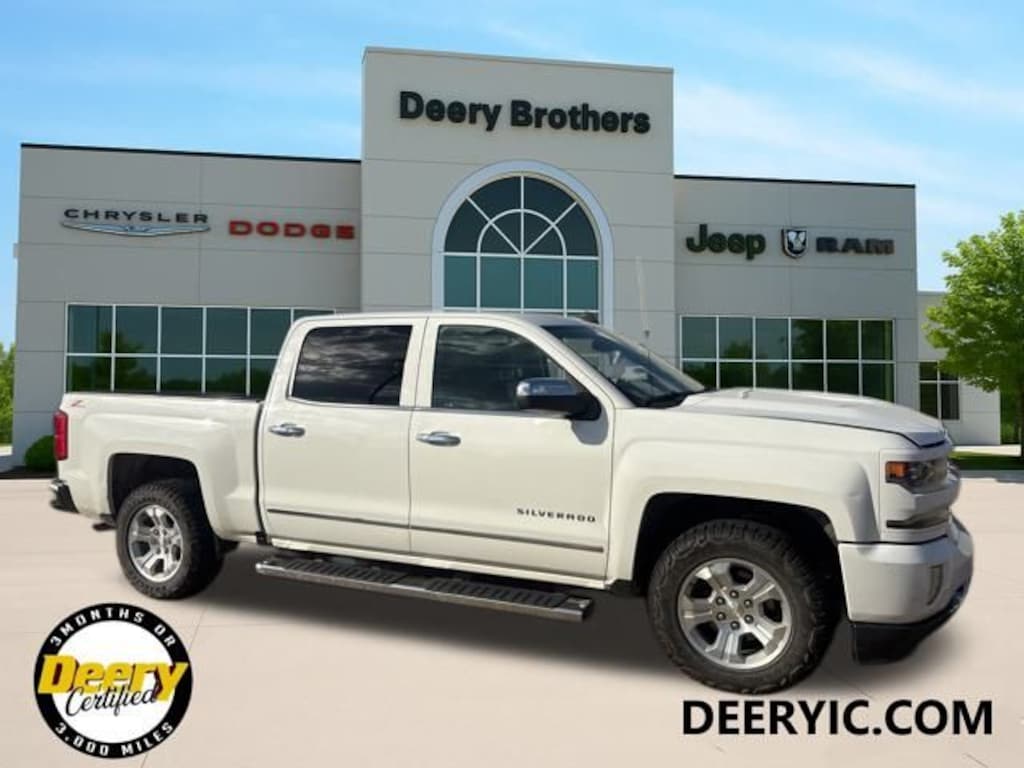 Used 2016 Chevrolet Silverado 1500 LTZ 4x4 Truck Crew Cab