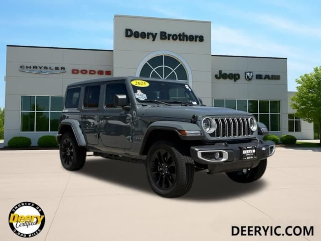 Used 2025 Jeep Wrangler 4xe Sahara 4x4 SUV