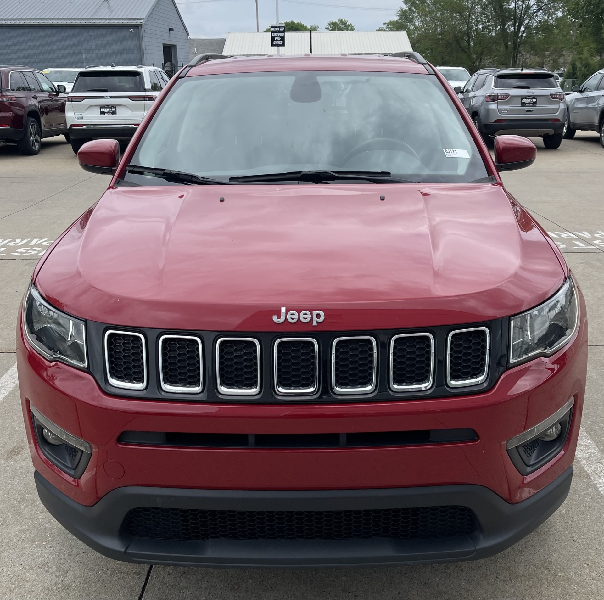 Certified 2018 Jeep Compass Latitude with VIN 3C4NJDBB3JT342457 for sale in Iowa City, IA