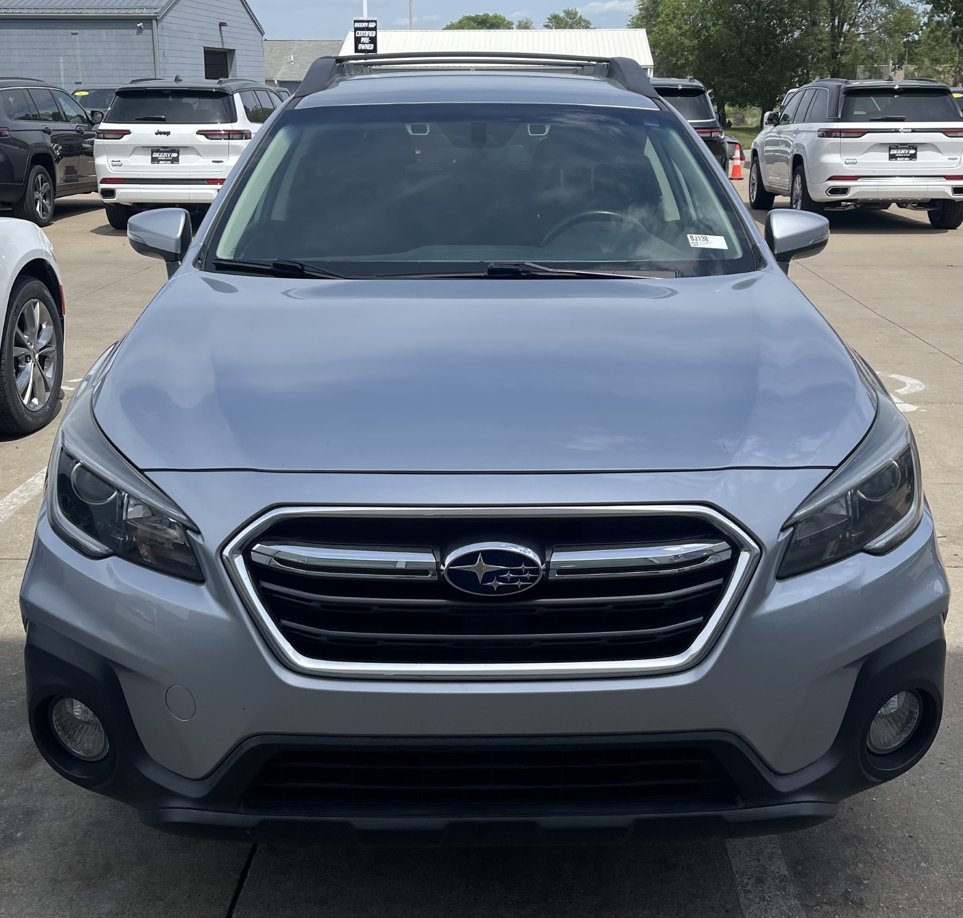 Used 2019 Subaru Outback Premium with VIN 4S4BSAFC9K3318674 for sale in Iowa City, IA