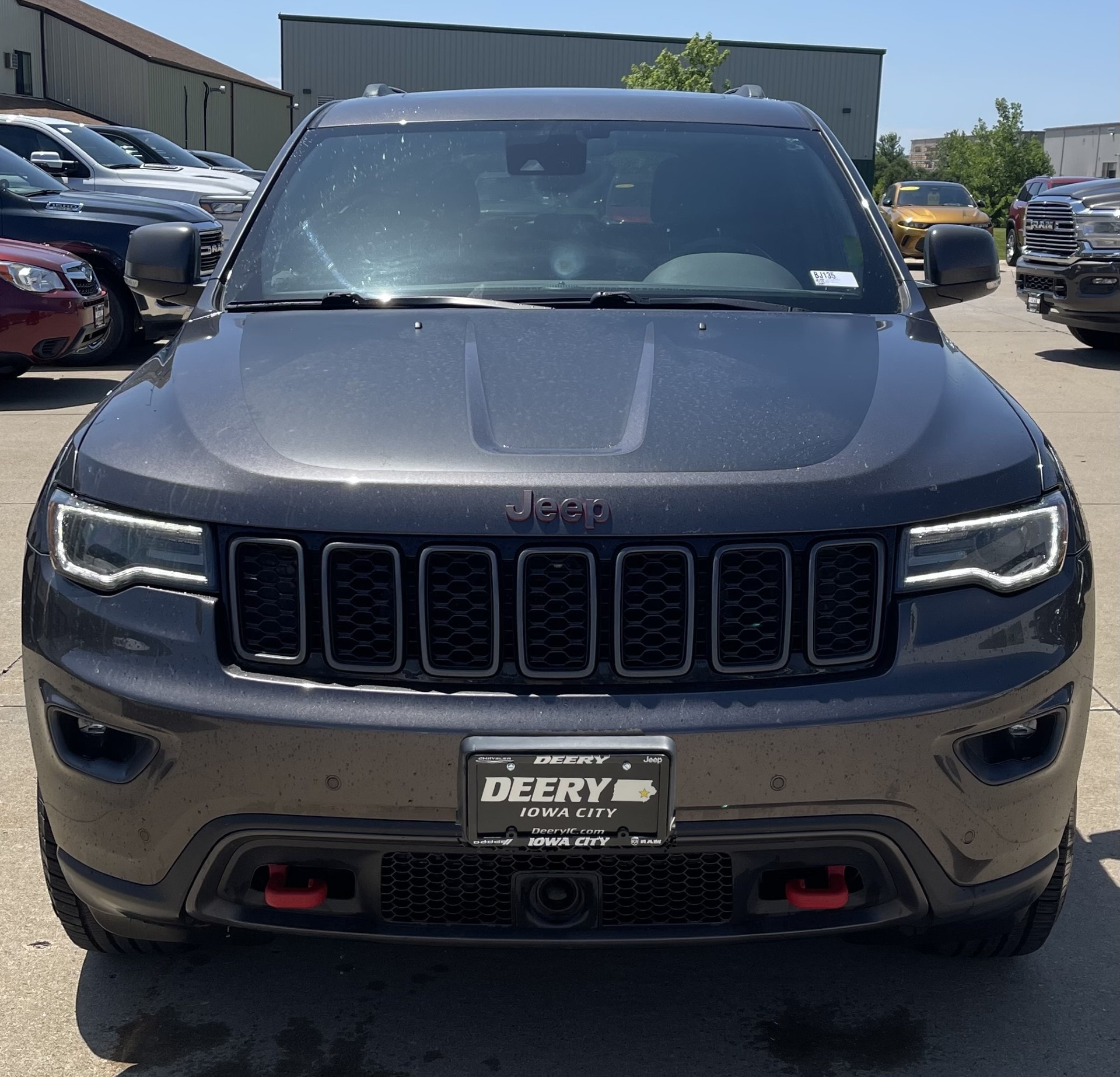 Certified 2018 Jeep Grand Cherokee Trailhawk with VIN 1C4RJFLT3JC342717 for sale in Iowa City, IA