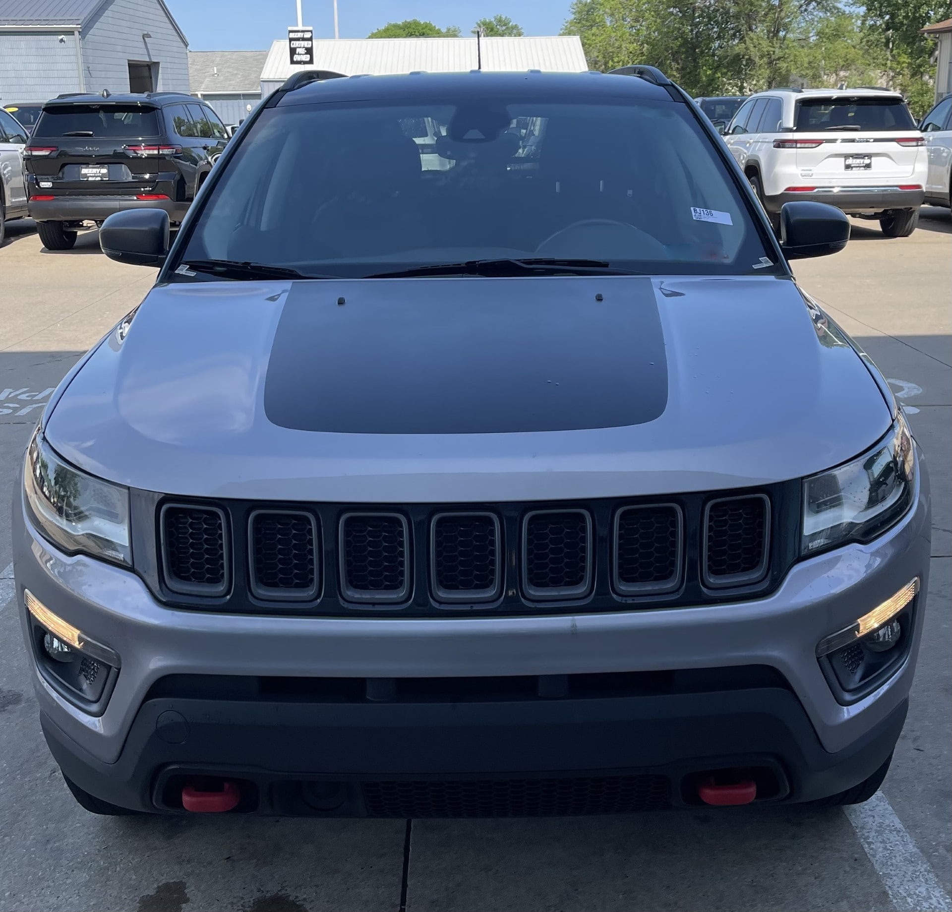 Certified 2018 Jeep Compass Trailhawk with VIN 3C4NJDDB4JT284582 for sale in Iowa City, IA