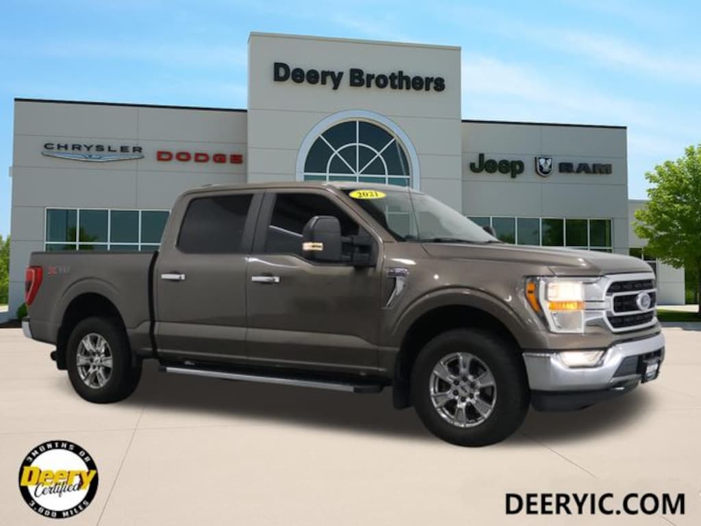 Used 2021 Ford F-150 XLT 4x4 Truck SuperCrew Cab