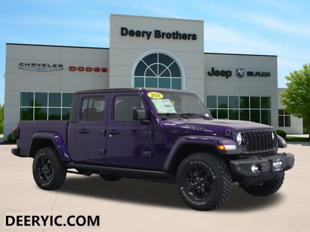 New 2026 Jeep Gladiator Willys Pickup