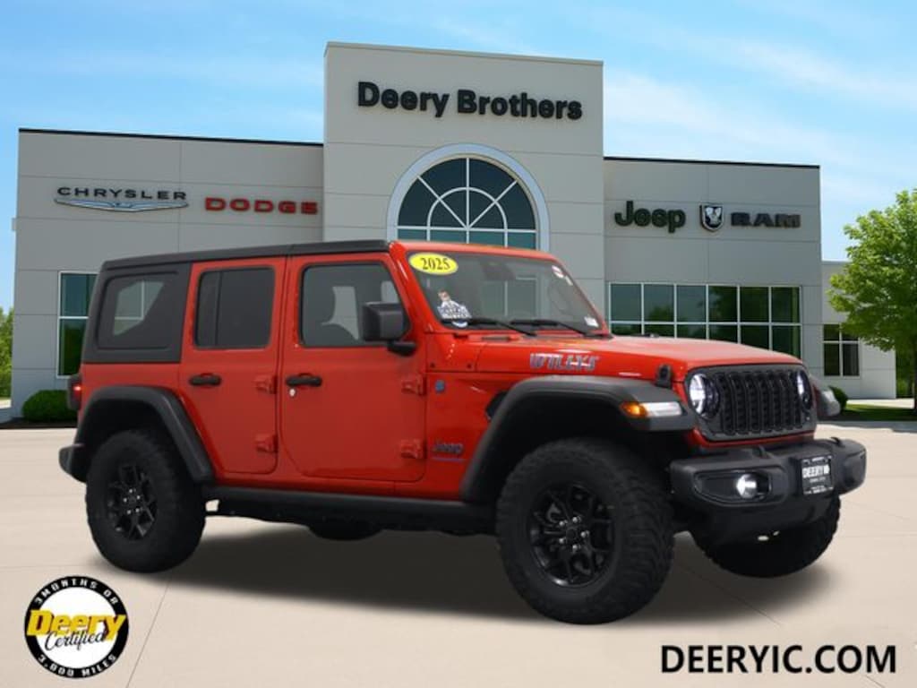 Used 2025 Jeep Wrangler 4xe Willys 4x4 SUV