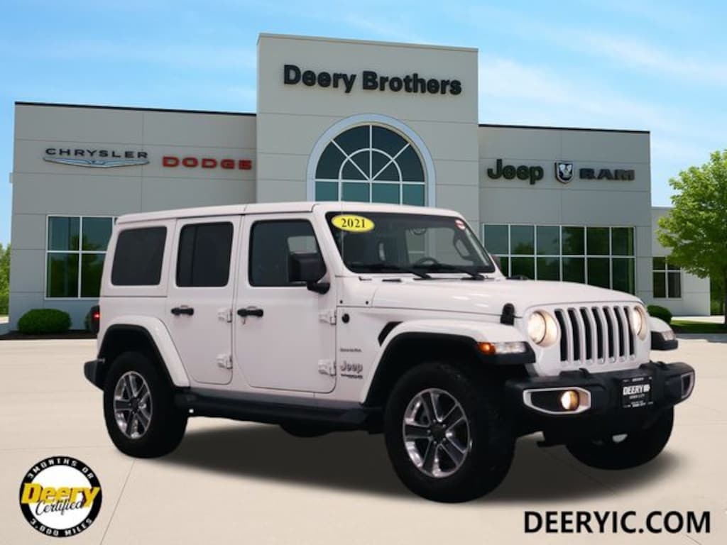 Used 2021 Jeep Wrangler Sahara 4x4 SUV