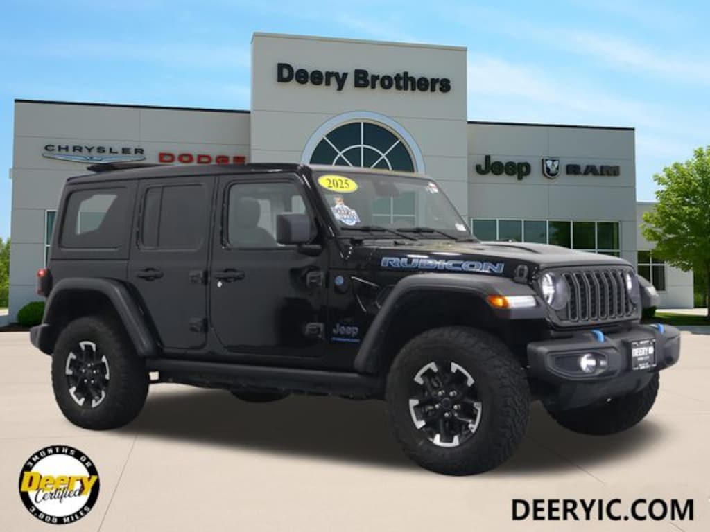 Used 2025 Jeep Wrangler 4xe Rubicon 4x4 SUV