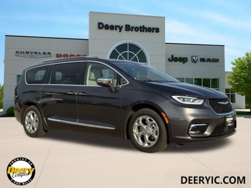 Used 2021 Chrysler Pacifica Hybrid Limited Van Passenger Van