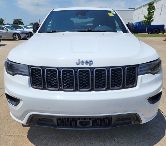 Used 2021 Jeep Grand Cherokee 80th Edition with VIN 1C4RJFBG3MC880875 for sale in Iowa City, IA