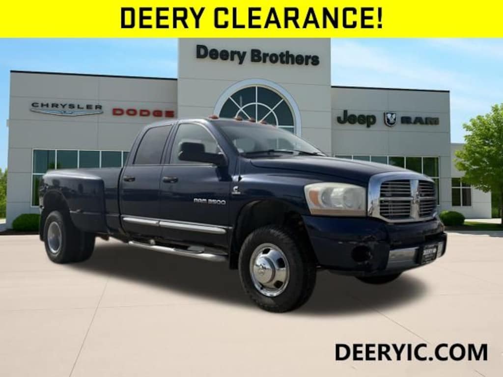 Used 2006 Dodge Ram 3500 Laramie 4x4 Truck Quad Cab