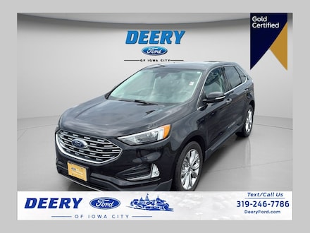 Featured used 2024 Ford Edge Titanium SUV for sale in Iowa City, IA