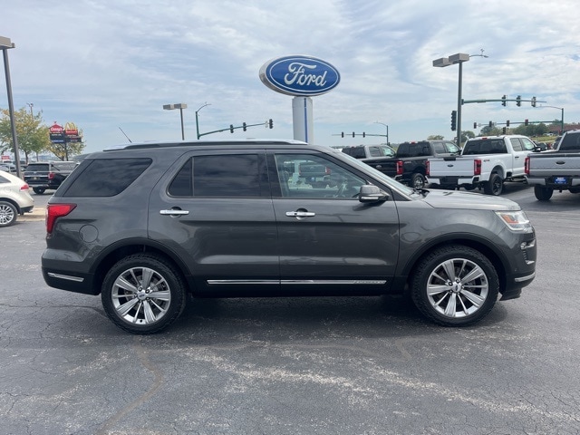 Used 2018 Ford Explorer Limited with VIN 1FM5K8F86JGC00235 for sale in Iowa City, IA