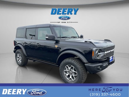 Featured new 2025 Ford Bronco Badlands Advanced 4x4 1FMEE9BP5SLB24462 for sale in Iowa City IA