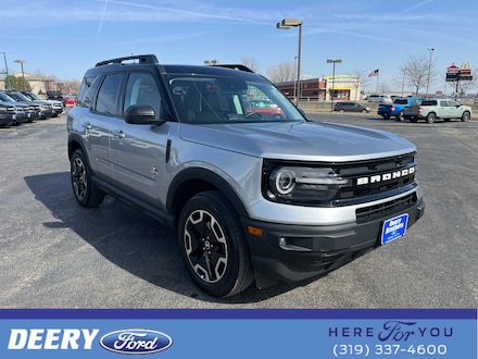 Featured used 2022 Ford Bronco Sport Outer Banks 4x4 for sale in Iowa City, IA