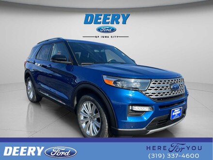 Featured used 2020 Ford Explorer Limited 4WD for sale in Iowa City, IA