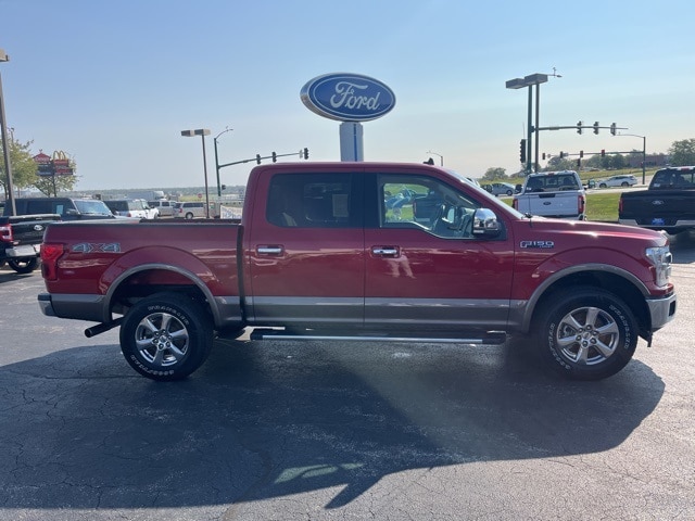 Used 2020 Ford F-150 Lariat with VIN 1FTEW1E45LKD46835 for sale in Iowa City, IA