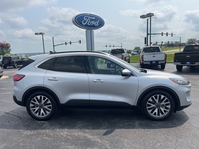 Used 2020 Ford Escape Titanium with VIN 1FMCU0DZ9LUA24669 for sale in Iowa City, IA