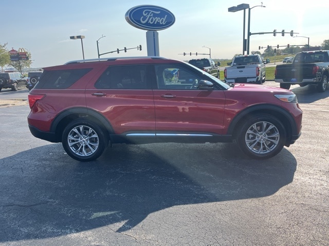 Used 2022 Ford Explorer Limited with VIN 1FMSK8FH5NGB90211 for sale in Iowa City, IA