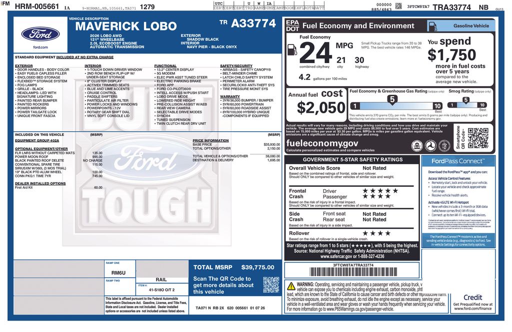 2026 Ford Maverick Lobo Standard - Photo 11