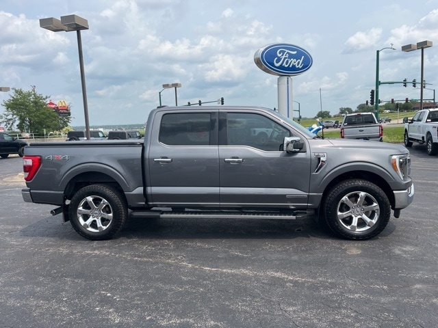 Used 2021 Ford F-150 Lariat with VIN 1FTFW1ED9MFB60911 for sale in Iowa City, IA