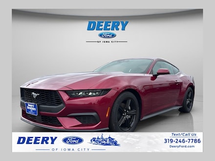 Featured new 2026 Ford Mustang Ecoboost Coupe 1FA6P8TH8T5105033 for sale in Iowa City IA