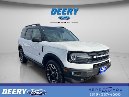 Featured used 2024 Ford Bronco Sport Outer Banks 4x4 for sale in Iowa City, IA