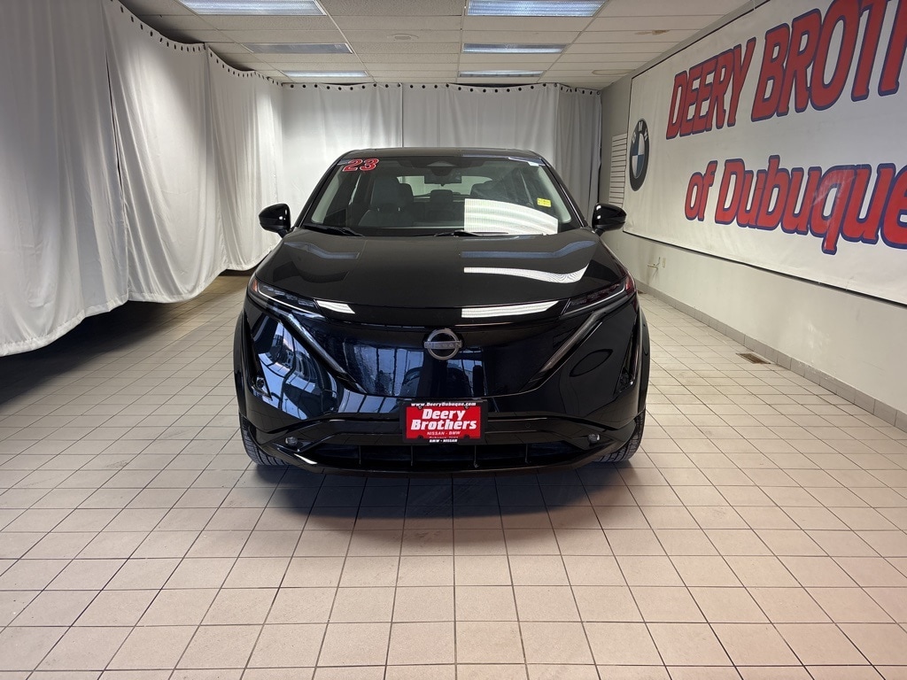 Certified 2023 Nissan Ariya Evolve+ with VIN JN1DF0BB8PM710011 for sale in Dubuque, IA