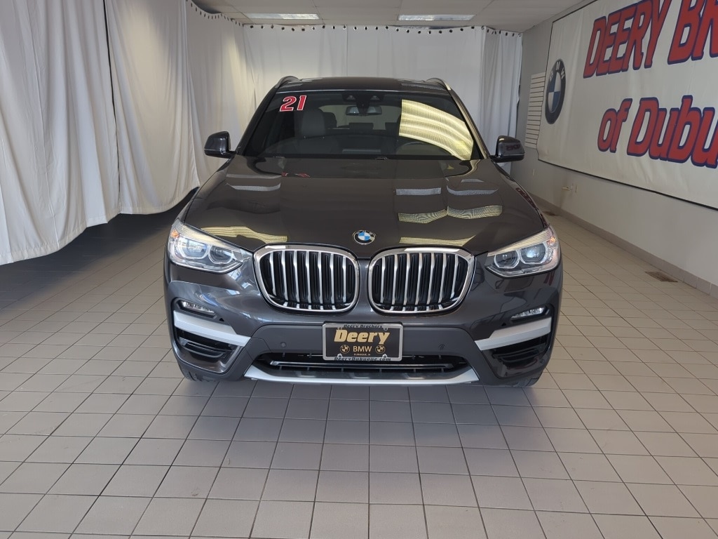 Used 2021 BMW X3 30i with VIN 5UXTY5C06M9H24860 for sale in Dubuque, IA