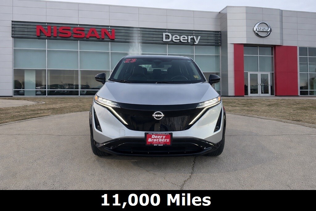 Certified 2023 Nissan Ariya Engage with VIN JN1AF0BA0PM410392 for sale in Dubuque, IA