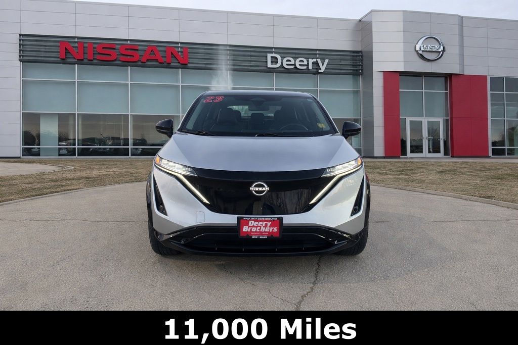 Certified 2023 Nissan Ariya Engage with VIN JN1AF0BA0PM410392 for sale in Dubuque, IA