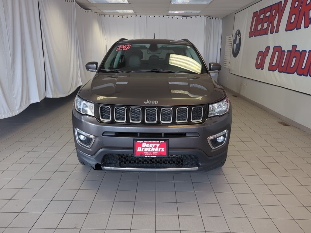 Used 2020 Jeep Compass Limited with VIN 3C4NJDCB0LT107080 for sale in Dubuque, IA