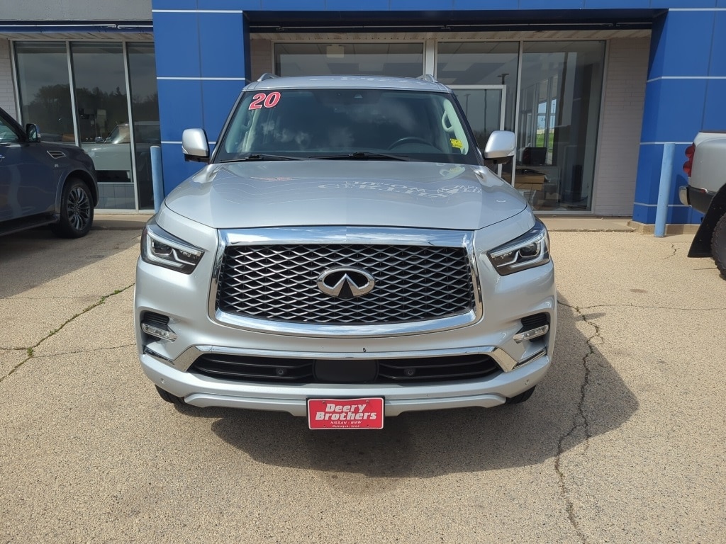 Used 2020 INFINITI QX80 Limited with VIN JN8AZ2NE4L9255507 for sale in Dubuque, IA