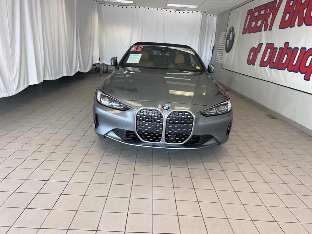 Used 2022 BMW 4 Series 430i with VIN WBA23AT03NCH90689 for sale in Dubuque, IA