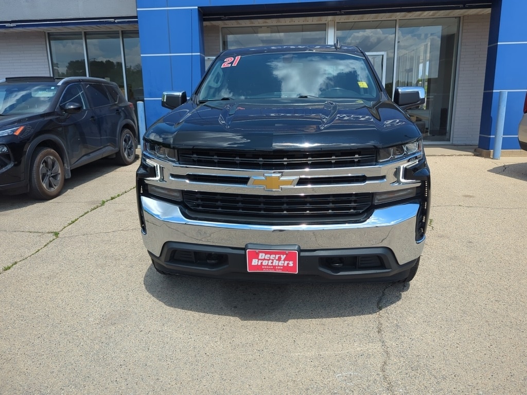 Used 2021 Chevrolet Silverado 1500 LT with VIN 1GCUYDEDXMZ147716 for sale in Dubuque, IA