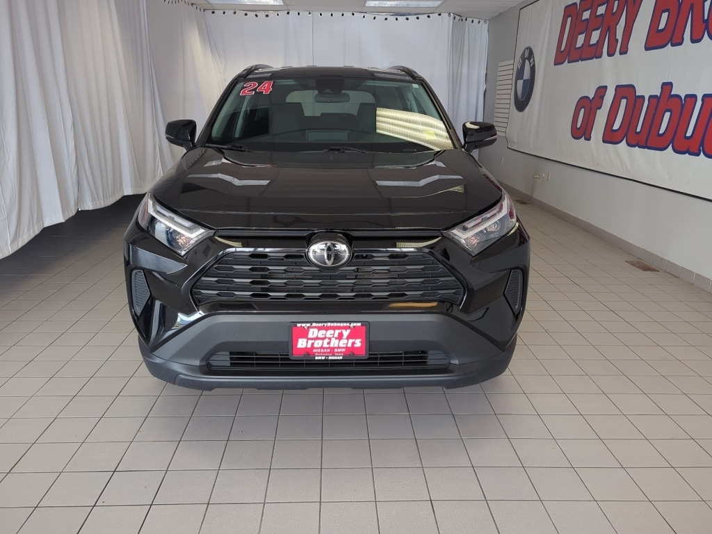 Used 2024 Toyota RAV4 XLE with VIN 2T3P1RFV1RW455712 for sale in Dubuque, IA