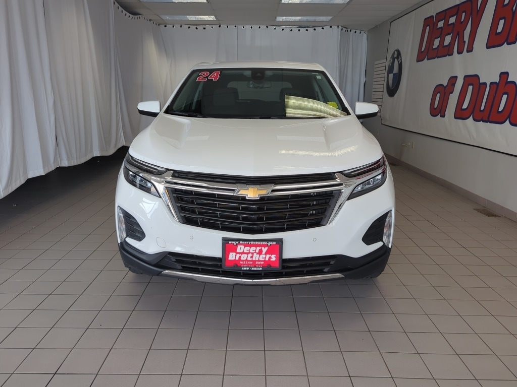 Used 2024 Chevrolet Equinox LT with VIN 3GNAXUEG0RL346828 for sale in Dubuque, IA