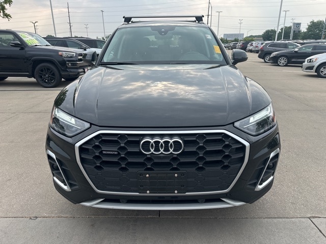 Used 2023 Audi Q5 Premium Plus with VIN WA1EAAFYXP2077280 for sale in Cedar Falls, IA