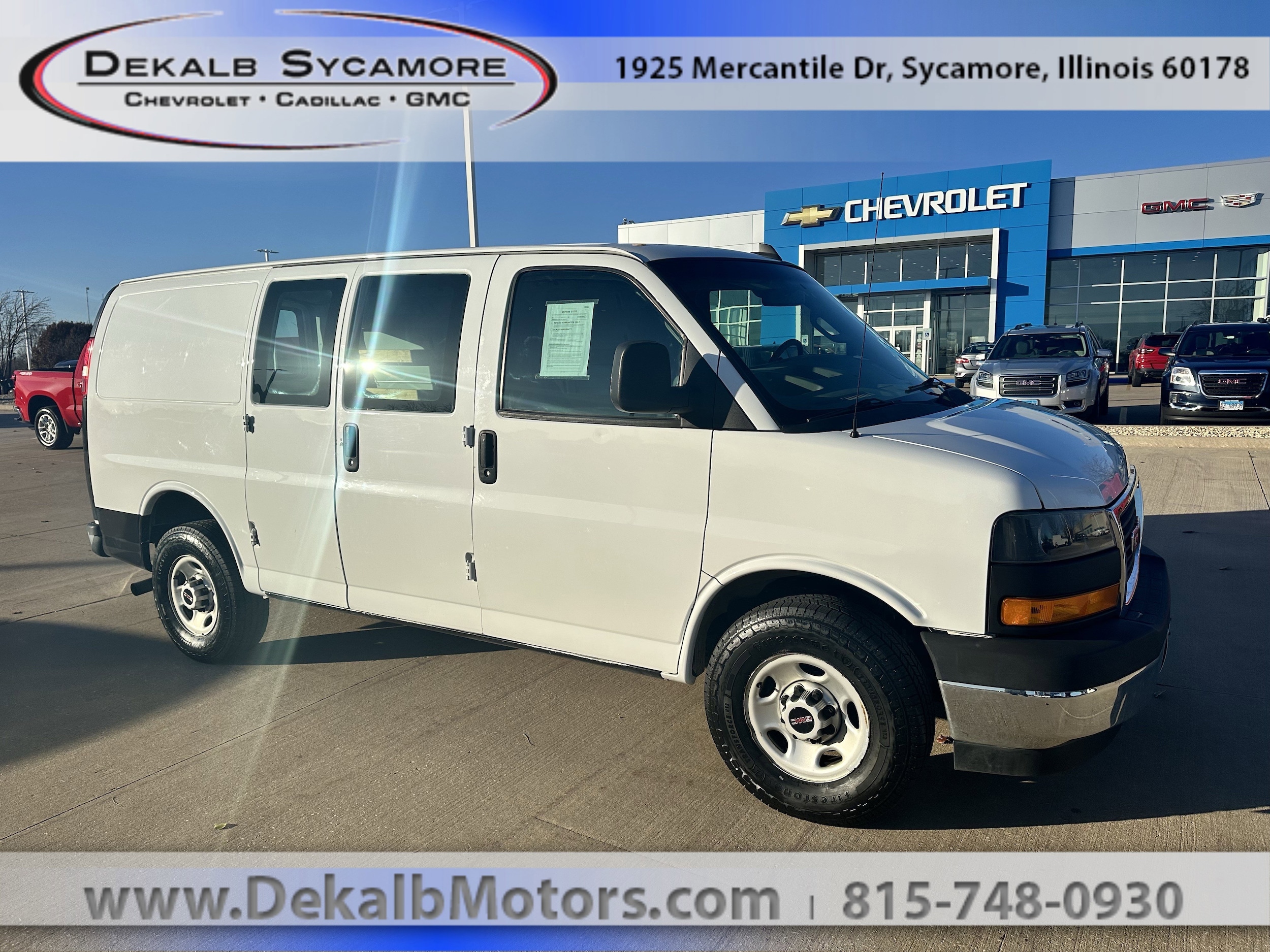 2020 GMC Savana Cargo Work Van