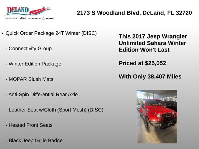 2017 Jeep Wrangler Unlimited Winter - Photo 10
