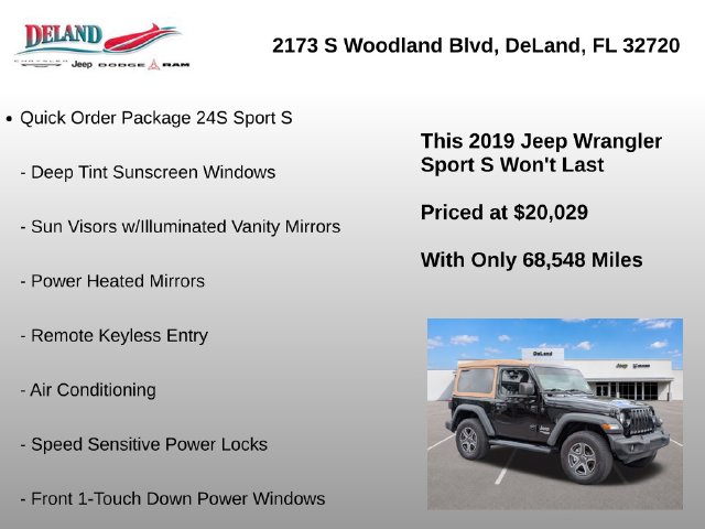 2019 Jeep Wrangler Sport S - Photo 7