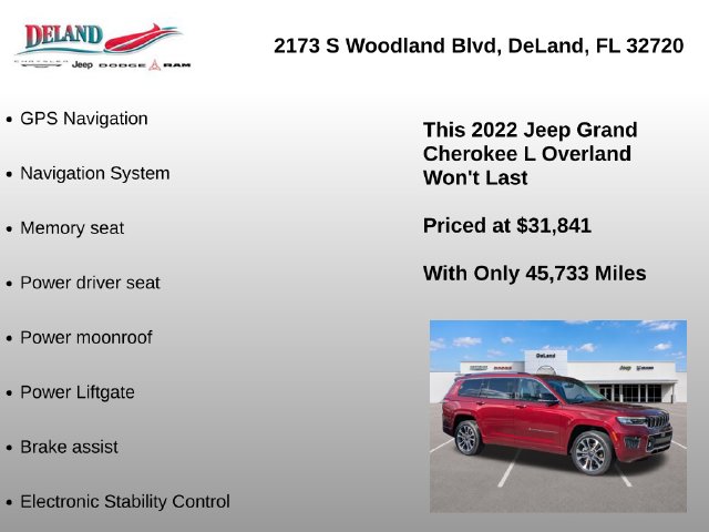 2022 Jeep Grand Cherokee L Overland - Photo 7