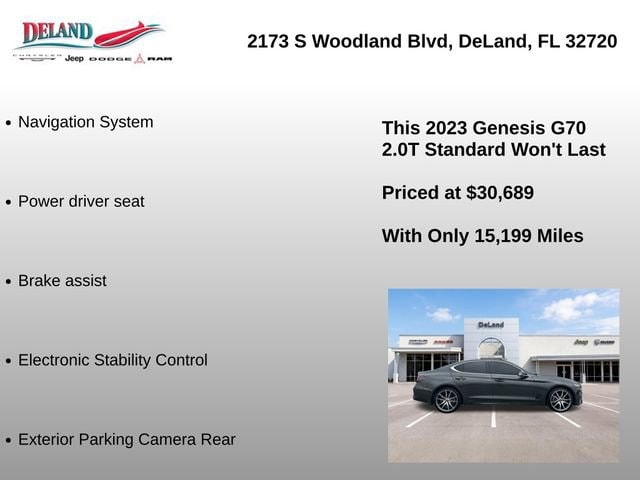 2023 GENESIS G70 Standard - Photo 6